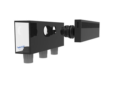 Fiji Cube Low Profile External Overflow Box - 2000 GPH
