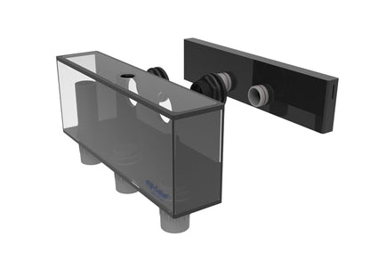 Fiji Cube Low Profile External Overflow Box - 2000 GPH
