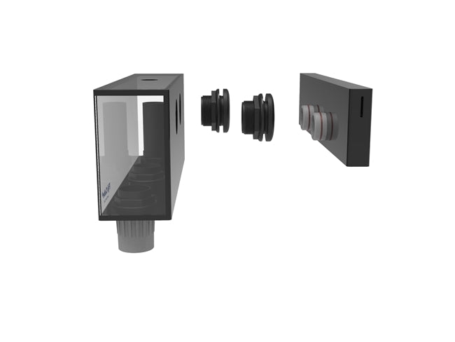 Fiji Cube Low Profile External Overflow Box - 2000 GPH