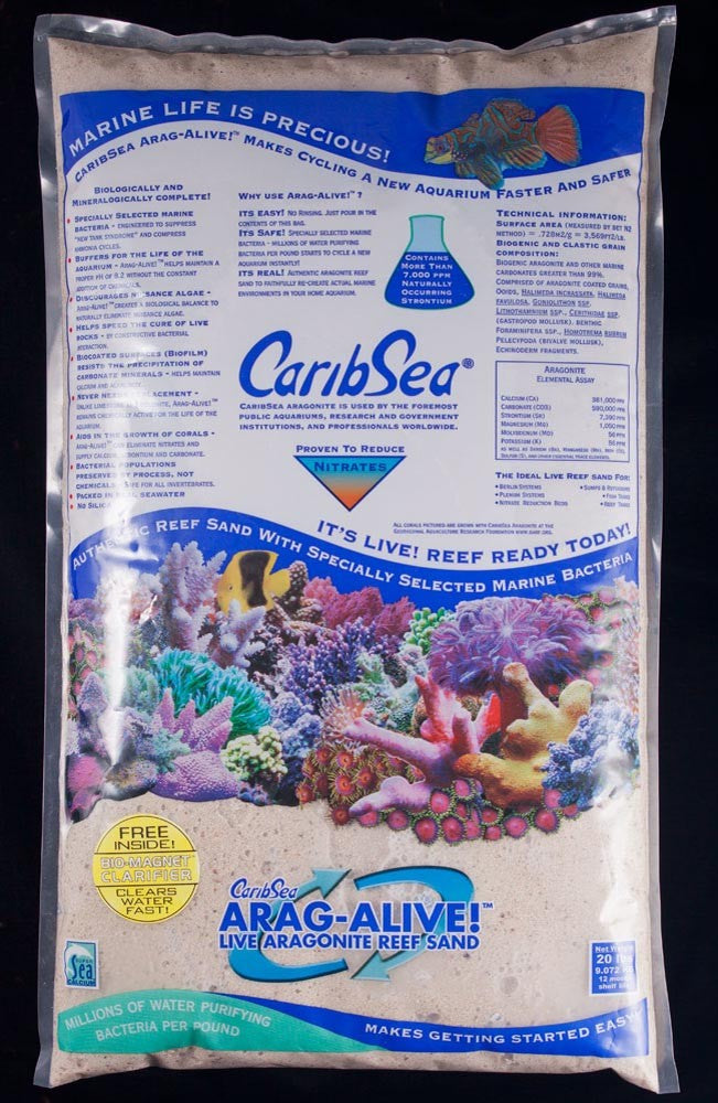 CaribSea Arag-Alive Fiji Pink Live Sand - 20lb