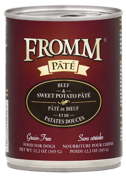 Fromm Beef & Sweet Potato Pâté Wet Dog Food - 12.2oz