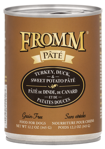 Fromm Turkey, Duck, & Sweet Potato Pâté Wet Dog Food - 12.2oz