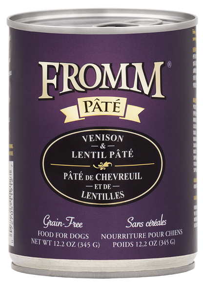 Fromm Venison & Lentil Pâté Wet Dog Food - 12.2oz