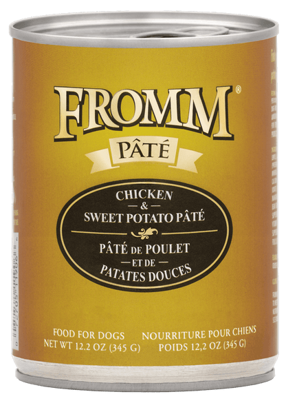 Fromm Chicken & Sweet Potato Pâté Wet Dog Food - 12.2oz