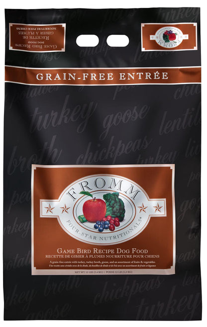 Fromm Four Star Nutritionals Game Bird Recipe Dry Dog Food - 5.4kg