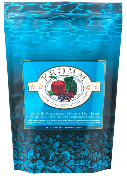 Fromm Four Star Nutritionals Trout & Whitefish Recipe Dry Dog Food - 1.8kg