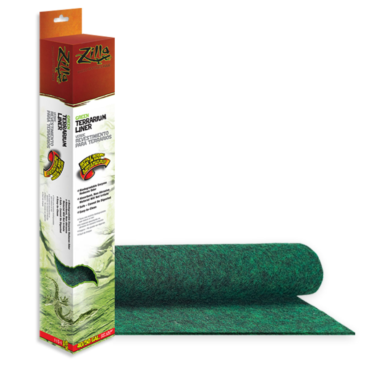 Zilla Terrarium Liner Green - 40-50 Gal