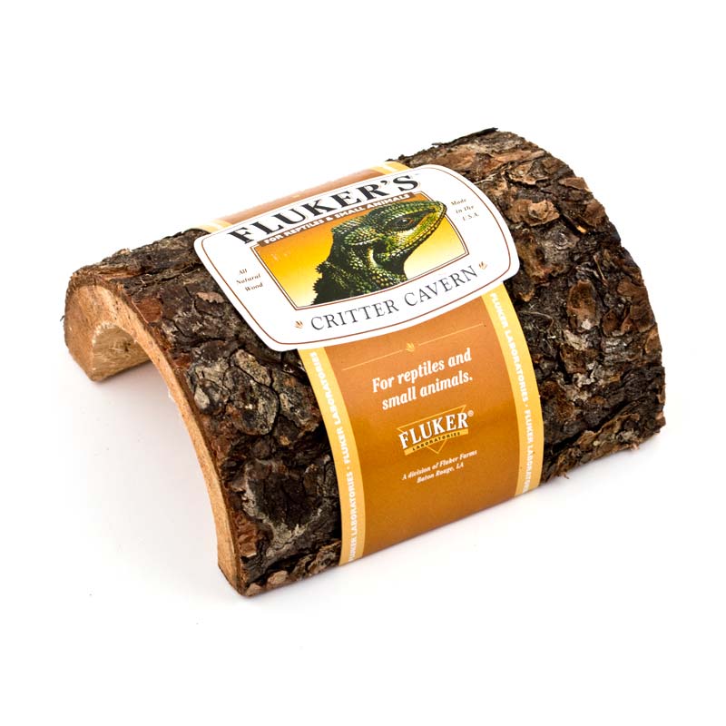 Fluker's Critter Cavern Half-Log - Medium