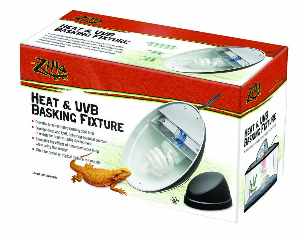 Zilla Heat & UVB Reptile Basking Fixture