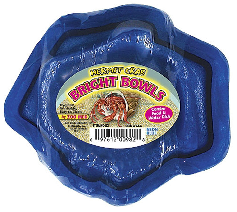 Zoo Med Hermit Crab Bowls - Blue