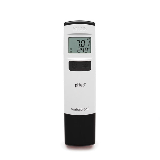 Hanna pHep®+ Waterproof Pocket pH Tester with 0.01 pH Resolution HI98108