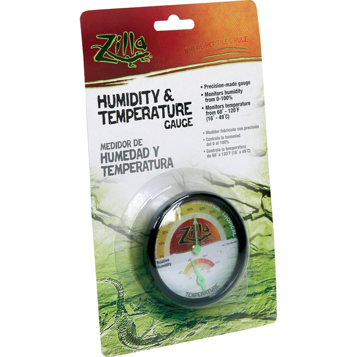 Zilla Humidity and Temperature Gauge