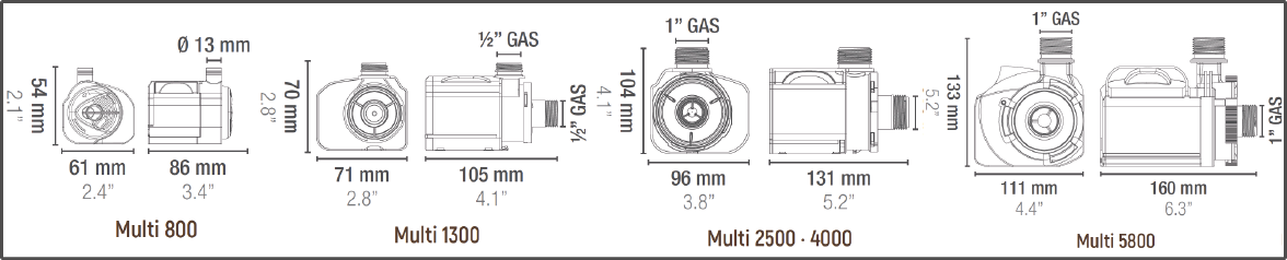 Sicce Multi Pump 800 - 220gph