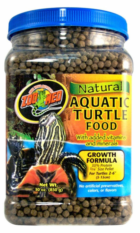 Zoo Med Natural Aquatic Turtle Food - Growth Formula 35 oz