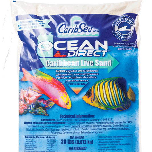 CaribSea Ocean Direct Live Sand Original Grade - 20lb