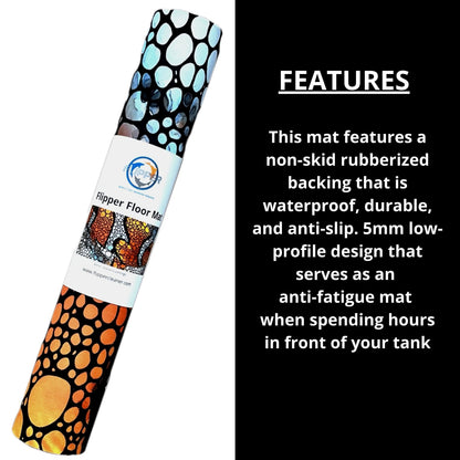 Flipper Aquarium Mat with Tang Artwork