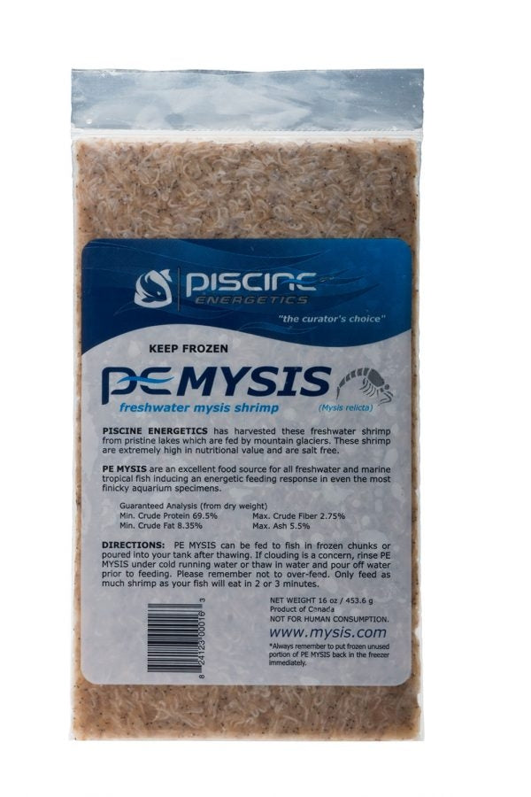 Piscine Energetics PE Frozen Mysis Shrimp - 16oz