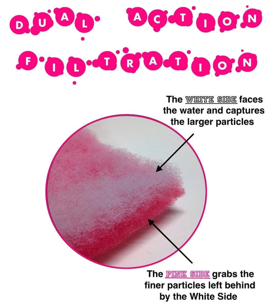Pinky Filters Dual Sided Aquarium Floss - 1 ft x 10 ft