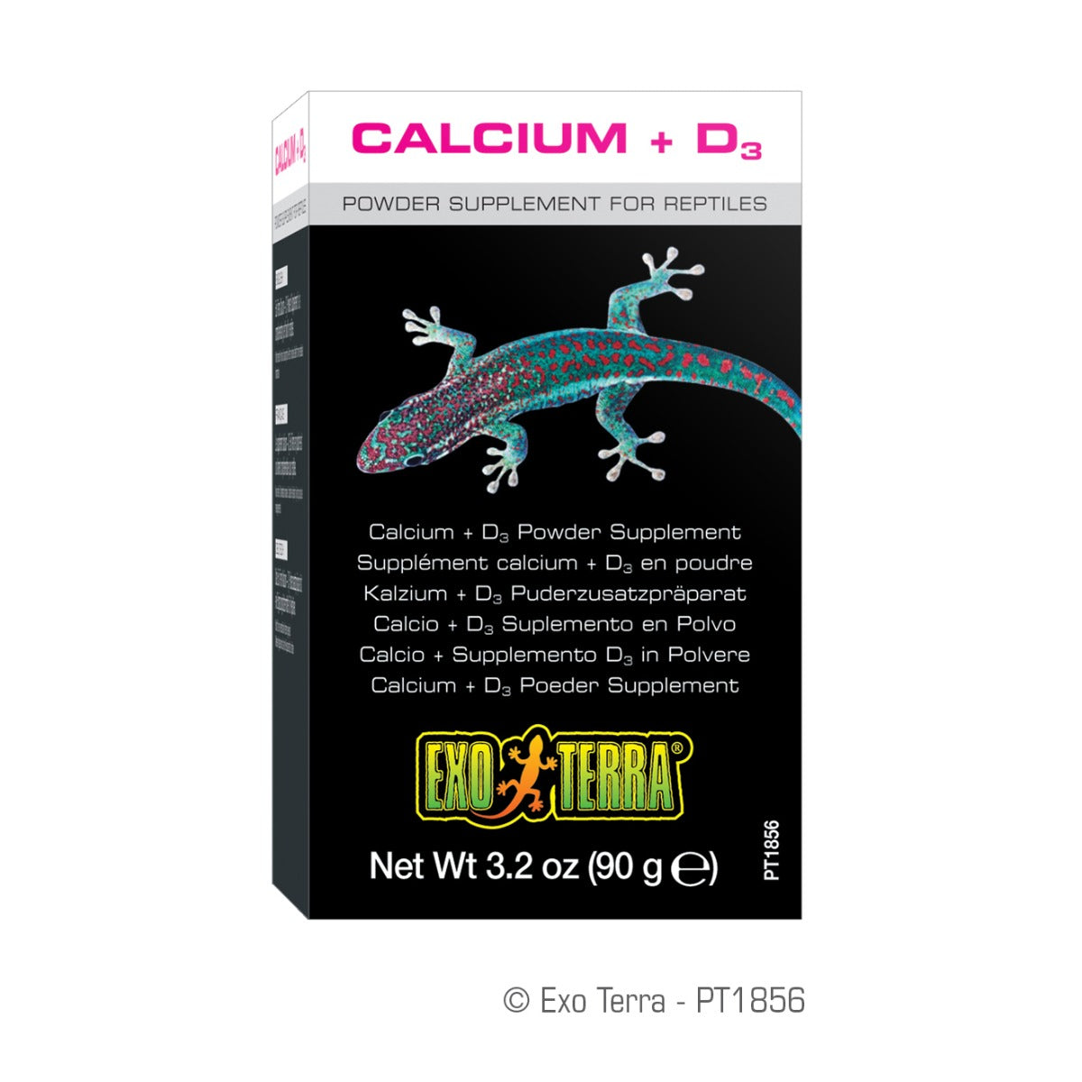 Exo Terra Calcium + D3 Powder Supplement - 3.2 oz - 90 g