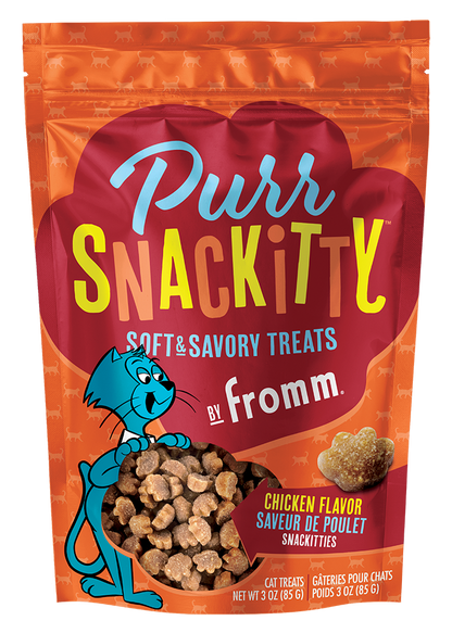 Fromm PurrSnackitty Chicken Flavor Snackitties Cat Treats - 3oz
