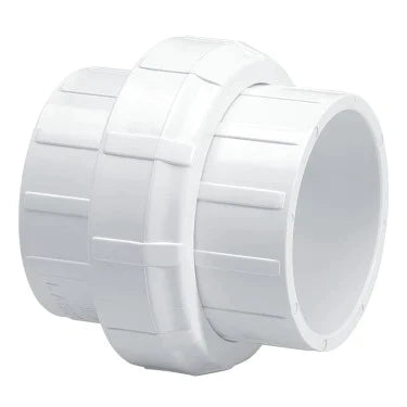 PVC Union Fitting Slip White - 1 1/4 Inch