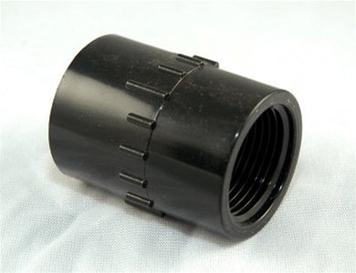PVC Female Adapter SxT Black - 1 Inch
