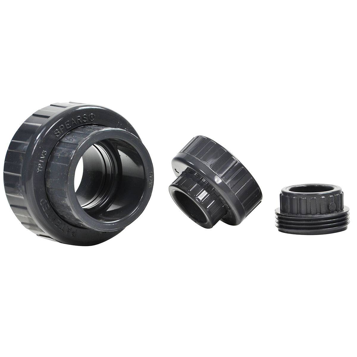 Spears PVC Union Fitting Slip Grey - 1.5 Inch