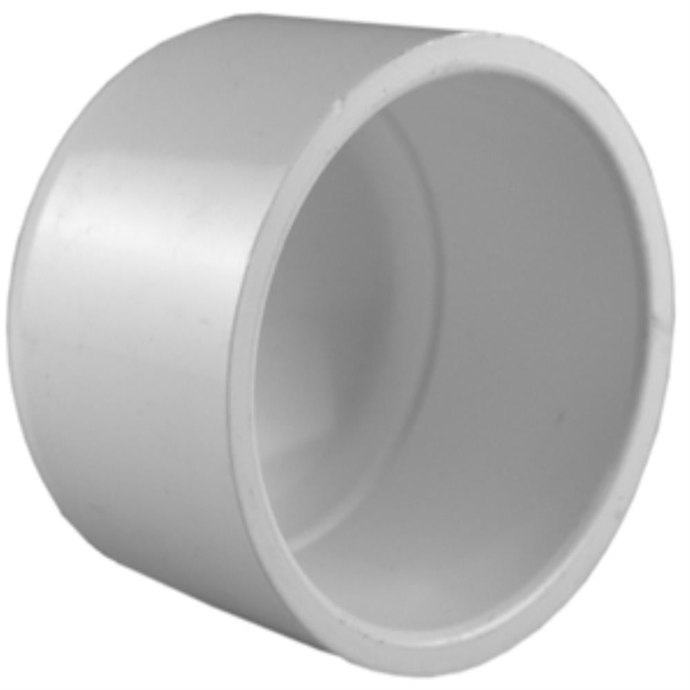 PVC End Cap Schedule 40 Slip - 1 Inch White