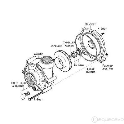 Reeflo Replacement Impeller - Barracuda