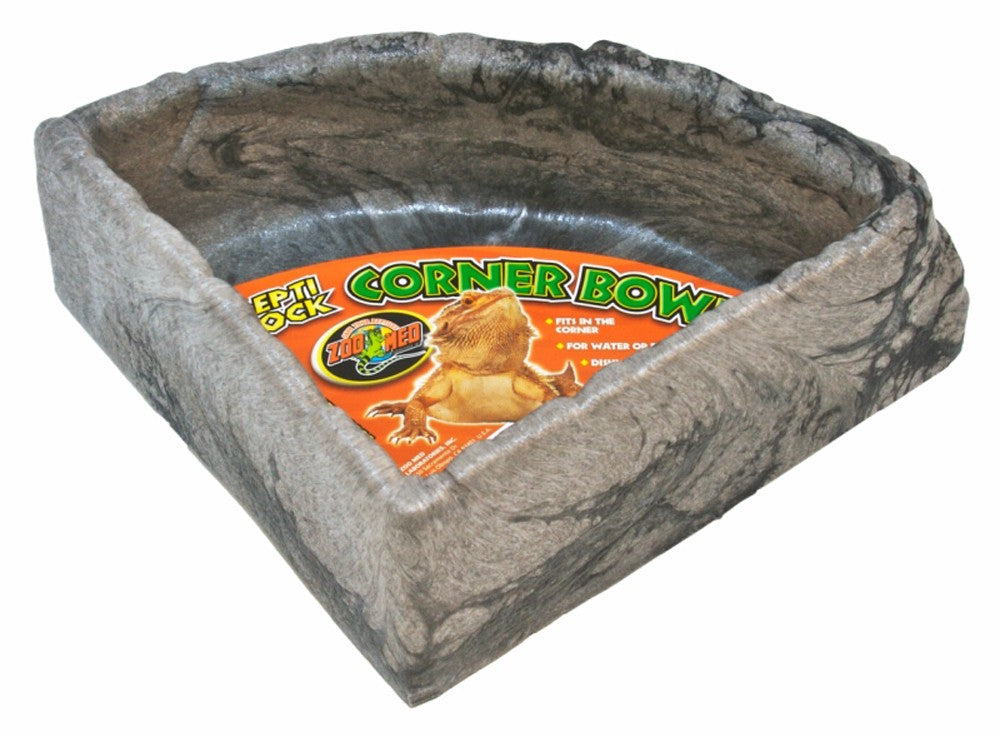 Zoo Med Repti Rock Corner Bowl - Large