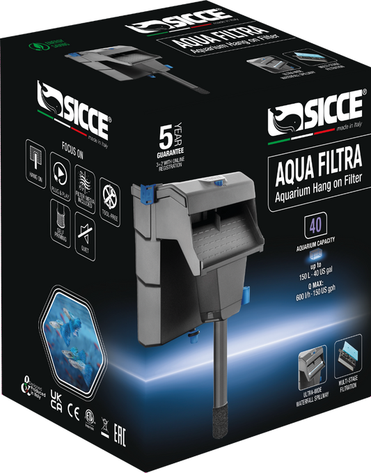 Sicce Aqua Filtra Power Filter - 40