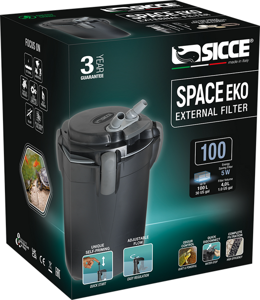 Sicce Space EKO 100 Canister Filter - 145gph