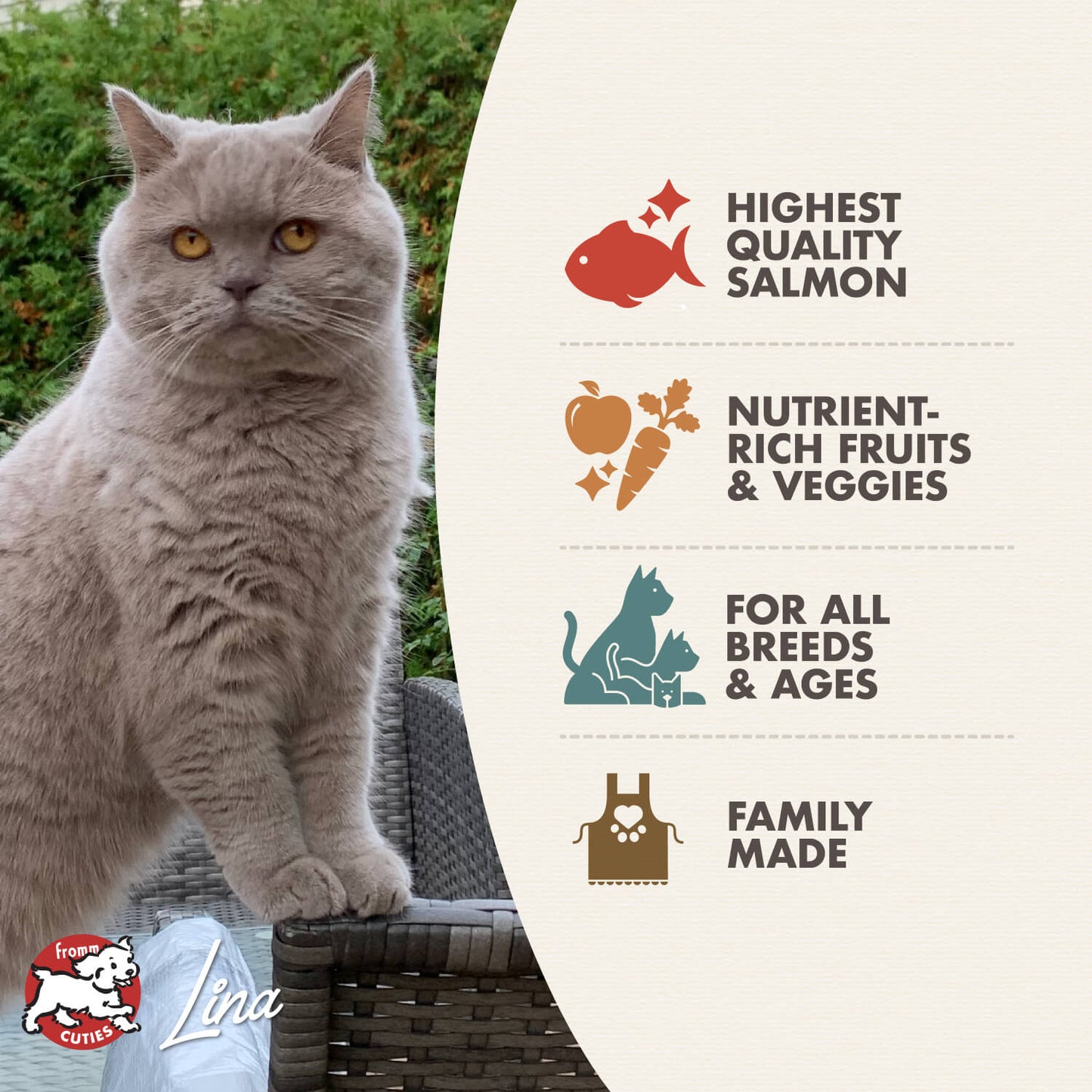 Fromm Salmon À La Veg Recipe Dry Cat Food - 1.8kg