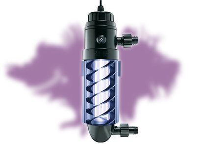 Coralife Turbo-Twist UV Sterilizer - 6x - 18 W - 250 Gal