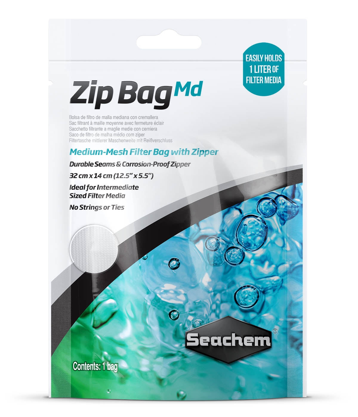 Seachem Medium Zip Bag